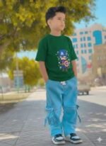 Smart Collared Polo Boys Denim Pant and T-Shirt Set | স্মার্ট কলারড পোলো ক্যাজুয়াল বয়েজ সেট । MNK SHOP - Image 3