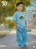 Smart Collared Polo Boys Denim Pant and T-Shirt Set | স্মার্ট কলারড পোলো ক্যাজুয়াল বয়েজ সেট । MNK SHOP - Image 6