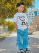 Smart Collared Polo Boys Denim Pant and T-Shirt Set | স্মার্ট কলারড পোলো ক্যাজুয়াল বয়েজ সেট । MNK SHOP - Image 9