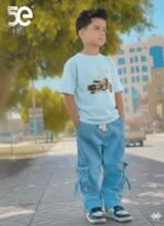 Smart Collared Polo Boys Denim Pant and T-Shirt Set | স্মার্ট কলারড পোলো ক্যাজুয়াল বয়েজ সেট । MNK SHOP - Image 12
