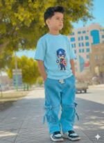 Smart Collared Polo Boys Denim Pant and T-Shirt Set | স্মার্ট কলারড পোলো ক্যাজুয়াল বয়েজ সেট । MNK SHOP