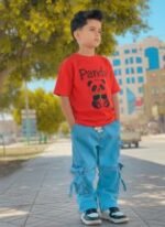 Aesthetic Dynamic Look Boys Denim Pant and T-Shirt Set Wear | নান্দনিক ডাইনামিক লুক ফ্যাশনেবল ডেনিম সেট ওয়্যার । MNK SHOP - Image 3