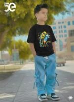 Aesthetic Dynamic Look Boys Denim Pant and T-Shirt Set Wear | নান্দনিক ডাইনামিক লুক ফ্যাশনেবল ডেনিম সেট ওয়্যার । MNK SHOP - Image 4