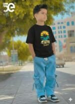 Aesthetic Dynamic Look Boys Denim Pant and T-Shirt Set Wear | নান্দনিক ডাইনামিক লুক ফ্যাশনেবল ডেনিম সেট ওয়্যার । MNK SHOP - Image 6