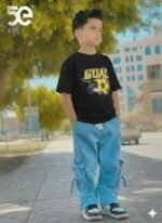 Aesthetic Dynamic Look Boys Denim Pant and T-Shirt Set Wear | নান্দনিক ডাইনামিক লুক ফ্যাশনেবল ডেনিম সেট ওয়্যার । MNK SHOP - Image 8