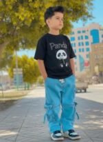 Aesthetic Dynamic Look Boys Denim Pant and T-Shirt Set Wear | নান্দনিক ডাইনামিক লুক ফ্যাশনেবল ডেনিম সেট ওয়্যার । MNK SHOP - Image 9