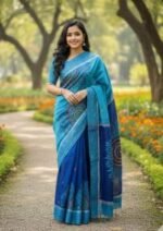 Traditional Weaving Premium Dhupiyan Silk Saree | ঐতিহ্যবাহী বুনন স্টাইলিশ ধুপিয়ান সিল্ক । MNK SHOP - Image 12