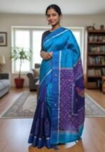 Traditional Weaving Premium Dhupiyan Silk Saree | ঐতিহ্যবাহী বুনন স্টাইলিশ ধুপিয়ান সিল্ক । MNK SHOP - Image 7