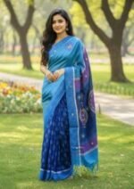 Traditional Weaving Premium Dhupiyan Silk Saree | ঐতিহ্যবাহী বুনন স্টাইলিশ ধুপিয়ান সিল্ক । MNK SHOP - Image 8