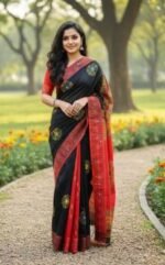 Traditional Weaving Premium Dhupiyan Silk Saree Wear | ঐতিহ্যবাহী সিল্ক বুনন প্রিমিয়াম ফ্যাশন শাড়ি ওয়্যার । MNK SHOP - Image 12