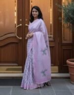 Rich Benaroshi Texture Half Silk Saree | অভিজাত বেনারসী টেক্সচার সুন্দর হাফ সিল্ক শাড়ি । MNK SHOP
