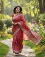 Deluxe Premium Quality Kaftan Silk Saree | ডেলুক্স প্রিমিয়াম কোয়ালিটি আধুনিক কফতান শাড়ি । MNK SHOP - Image 15