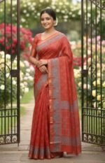 Deluxe Premium Quality Kaftan Silk Saree | ডেলুক্স প্রিমিয়াম কোয়ালিটি আধুনিক কফতান শাড়ি । MNK SHOP - Image 17