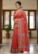 Deluxe Premium Quality Kaftan Silk Saree | ডেলুক্স প্রিমিয়াম কোয়ালিটি আধুনিক কফতান শাড়ি । MNK SHOP - Image 18