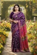 Deluxe Premium Quality Kaftan Silk Saree | ডেলুক্স প্রিমিয়াম কোয়ালিটি আধুনিক কফতান শাড়ি । MNK SHOP