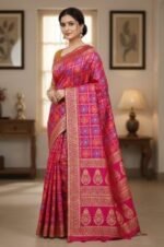 Deluxe Premium Quality Kaftan Silk Saree | ডেলুক্স প্রিমিয়াম কোয়ালিটি আধুনিক কফতান শাড়ি । MNK SHOP - Image 12