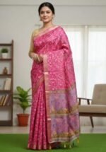 Deluxe Premium Quality Kaftan Silk Saree | ডেলুক্স প্রিমিয়াম কোয়ালিটি আধুনিক কফতান শাড়ি । MNK SHOP - Image 13