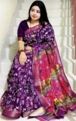 Deluxe Premium Quality Kaftan Silk Saree | ডেলুক্স প্রিমিয়াম কোয়ালিটি আধুনিক কফতান শাড়ি । MNK SHOP - Image 14