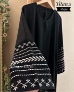 Exclusive Premium Abaya in Jara-2 | এক্সক্লুসিভ প্রিমিয়াম স্টাইলিশ জারা আবায়া । MNK SHOP - Image 2