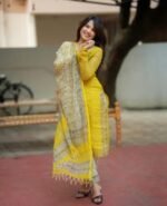 Premium Indian Designer Readymade Three Piece Outfit | ইন্ডিয়ান ডিজাইনার প্রিমিয়াম থ্রি পিস আউটফিট । MNK SHOP - Image 4