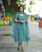 Premium Indian Designer Readymade Three Piece Outfit | ইন্ডিয়ান ডিজাইনার প্রিমিয়াম থ্রি পিস আউটফিট । MNK SHOP - Image 6