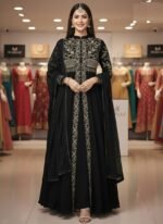 Exclusive Premium Readymade Jorjet Party Dress | এক্সক্লুসিভ প্রিমিয়াম স্টাইলিশ জর্জেট ড্রেস । MNK SHOP - Image 3