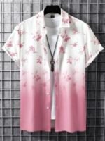 Aesthetic Style Half Sleeve Cotton Shirt For Men | নান্দনিক স্টাইল ক্যাজুয়াল কটন শার্ট । MNK SHOP