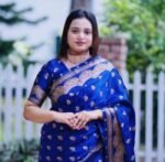 Lightweight Easy Drape Japani Silk Skin Print Saree with Blouse Piece Wear | হালকা ও আরামদায়ক মেয়েদের জাপানি শাড়ি ওয়্যার । MNK SHOP - Image 5