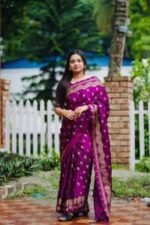 Lightweight Easy Drape Japani Silk Skin Print Saree with Blouse Piece Wear | হালকা ও আরামদায়ক মেয়েদের জাপানি শাড়ি ওয়্যার । MNK SHOP