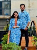 Indian Designer Premium Shirt Three Piece Couple Set | ইন্ডিয়ান ডিজাইনার প্রিমিয়াম কাপল পোশাক । MNK SHOP - Image 10