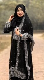 Chic Ready-to-Wear Soft Jorjet With sequence embroidery Three Piece | স্টাইলিশ রেডিমেড লুক নতুন ডিজাইনের থ্রি পিস । MNK SHOP - Image 2