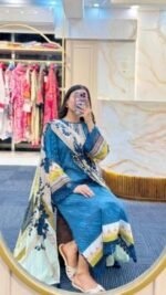 Ultra Soft Breathable Fabric Digital Print Three Piece | নরম আরামদায়ক ফেব্রিক ফ্যাশনেবল থ্রি পিস । MNK SHOP - Image 3