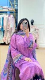 Premium Indian Designer Digital Print Three Piece Wear | প্রিমিয়াম ইন্ডিয়ান ডিজাইনার নারীদের ফ্যাশন ড্রেস ওয়্যার । MNK SHOP