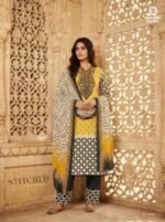 Ultra Soft Breathable Fabric Digital Print Three Piece Wear | নরম আরামদায়ক ফেব্রিক প্রিমিয়াম ফ্যাশন সেট ওয়্যার । MNK SHOP - Image 3