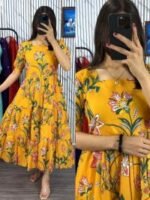 Trendy Designer Readymade Two Piece Kurti | ট্রেন্ডি ডিজাইনার প্রিমিয়াম কুর্তি । MNK SHOP - Image 2