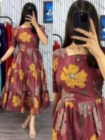 Trendy Designer Readymade Two Piece Kurti | ট্রেন্ডি ডিজাইনার প্রিমিয়াম কুর্তি । MNK SHOP