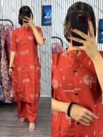 Aesthetic Style Readymade Two Piece Kurti | নান্দনিক স্টাইল মেয়েদের কুর্তি । MNK SHOP - Image 3
