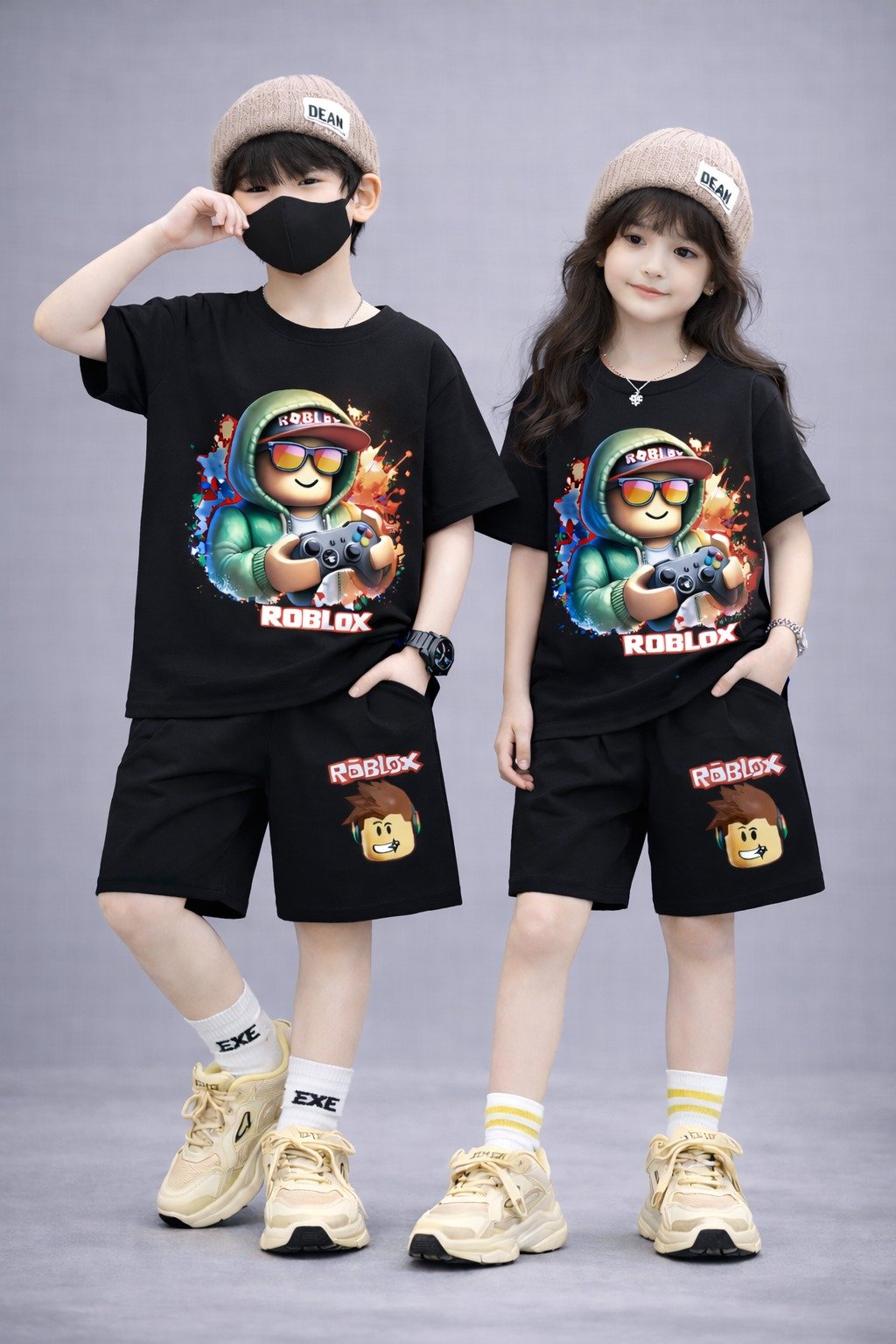 1772044170_L_1 Premium Half Sleeve Style Drop Shoulder Baby TShirt and Pant Set Selection | প্রিমিয়াম হাফ স্লিভ স্টাইল আরামদায়ক বাচ্চাদের সেট সিলেকশন । MNK SHOP - Image 1