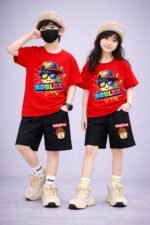 Youthful Oversized Fit Drop Shoulder Baby T-Shirt and Pant Set | তরুণদের পছন্দের ওভারসাইজড ফিট ফ্যাশনেবল বেবি সেট । MNK SHOP - Image 5