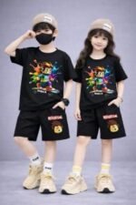 Vibrant Solid Color Drop Shoulder Baby TShirt and Pant Set | চমৎকার সলিড কালার ড্রপ শোল্ডার বেবি সেট । MNK SHOP - Image 3