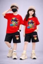 Vibrant Solid Color Drop Shoulder Baby TShirt and Pant Set | চমৎকার সলিড কালার ড্রপ শোল্ডার বেবি সেট । MNK SHOP - Image 7