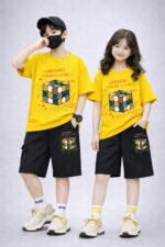 Deluxe Urban Fashion Drop Shoulder Baby TShirt and Pant Set Wear | ডেলুক্স আর্বান ফ্যাশন বেবি পোশাক সেট ওয়্যার । MNK SHOP