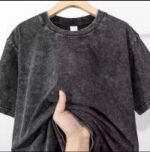 Trendy Premium Acid Wash Drop Shoulder T-Shirt | ট্রেন্ডি স্টাইলিশ ড্রপ শোল্ডার । MNK SHOP - Image 2