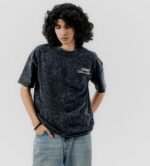 Chic Finish Premium Acid Wash Drop Shoulder T-Shirt Wear | স্টাইলিশ অ্যাসিড ওয়াশ ফিনিশ মানসম্মত টি-শার্ট ওয়্যার । MNK SHOP - Image 2