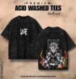 Half Sleeve Style Premium Acid Wash Drop Shoulder TShirt | প্রিমিয়াম হাফ স্লিভ স্টাইল ট্রেন্ডি পুরুষদের পোশাক । MNK SHOP - Image 5