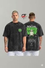 Half Sleeve Style Premium Acid Wash Drop Shoulder TShirt | প্রিমিয়াম হাফ স্লিভ স্টাইল ট্রেন্ডি পুরুষদের পোশাক । MNK SHOP - Image 3