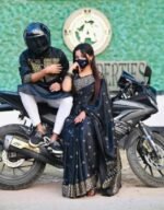 Royal Heritage Style Saree Panjabi Couple Dress | রয়েল হেরিটেজ স্টাইল কাপল পোশাক । MNK SHOP - Image 2