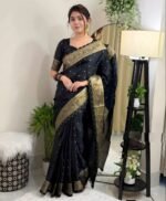 High Grade Soft Texture Japani Silk Saree with Blouse Piece | উন্নত মানের নরম ফেব্রিক স্টাইলিশ কালেকশন । MNK SHOP