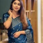 Rich Benaroshi Texture Japani Silk Saree with Blouse Piece Attire | অভিজাত বেনারসী টেক্সচার সুন্দর সিল্ক কালেকশন পোশাক । MNK SHOP - Image 5