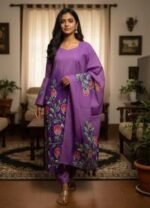 Ultra Soft Breathable Fabric Block Print Three Piece | নরম আরামদায়ক ফেব্রিক ফ্যাশন থ্রি পিস । MNK SHOP